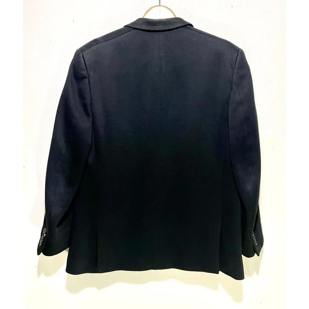 Ralph lauren knit blazer stretchy super casual black label sport businessman 42